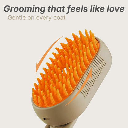 Steam Pet Grooming Brush