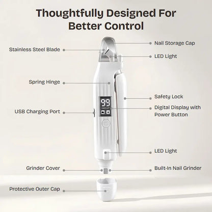 PawGlow™ LED Pet Nail Grinder