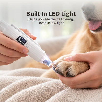 PawGlow™ LED Pet Nail Grinder